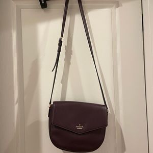 Kate Spade cross body bag in eggplant